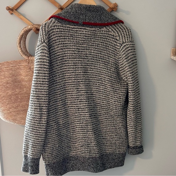 Roots Canada Shawl Collar Knit Cardigan Sweater – Wool Blend – Size M - Picture 6 of 8